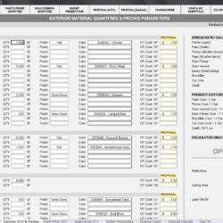 Painting Estimating System