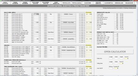 Painting Estimating System