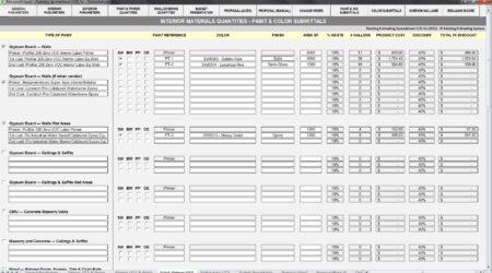 Painting Estimating System