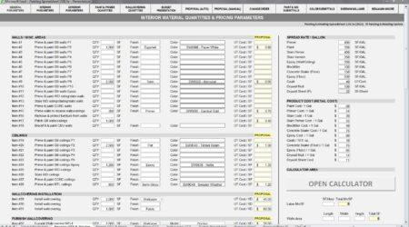 Painting Estimating System